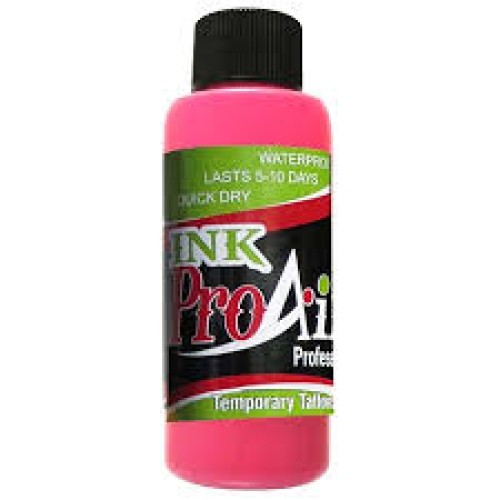 ProAiir Temp Tattoo Ink Hot Flo Pink 2OZ (INK FLO PINK 2OZ)